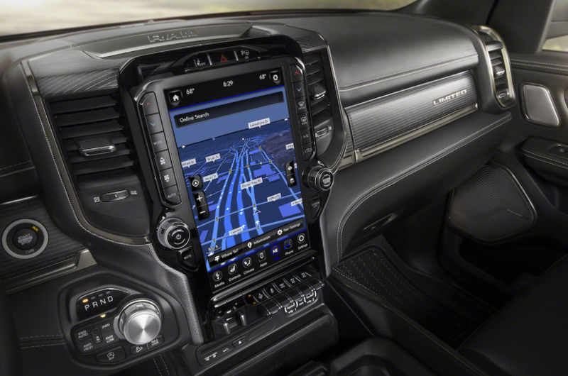 Illustration for article titled The 2019 Ram 1500 Gets Hybrid Tech And An Insane 12-Inch Touchscreen